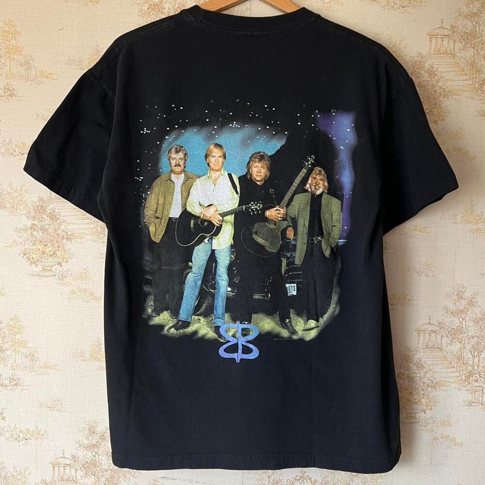 Vintage 90s 1998 The Moody Blues Tour Shirt | Giant Tag Band Graphic | Size L
